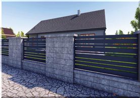 Hliníkový plot