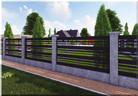 Hliníkový plot