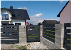 Hliníkový plot SORI 150