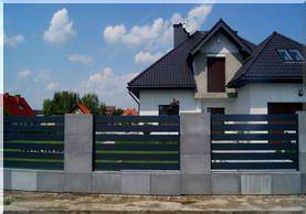 Hliníkový plot SORI 150